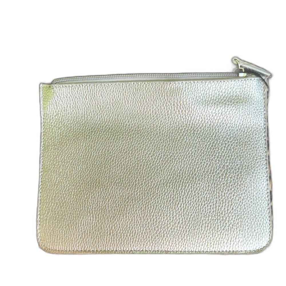 Jules Rae Wallet Costmetic Pouch | Vegan Leather Zip | Like New, never used